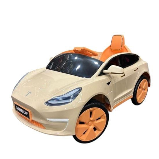 صورة سيارة اطفال تسلا 12 فولت بعدة الوان